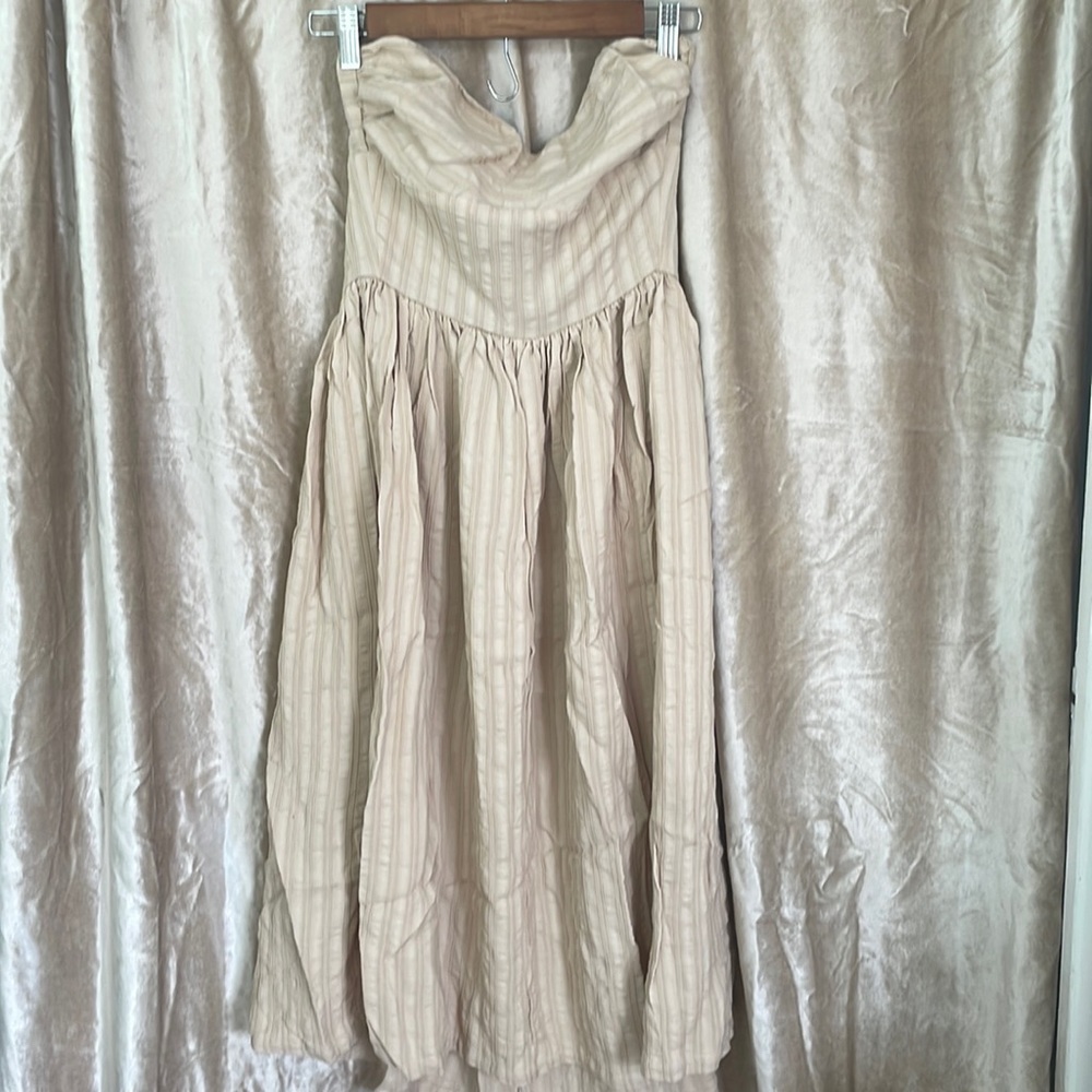 Vintage strapless dress